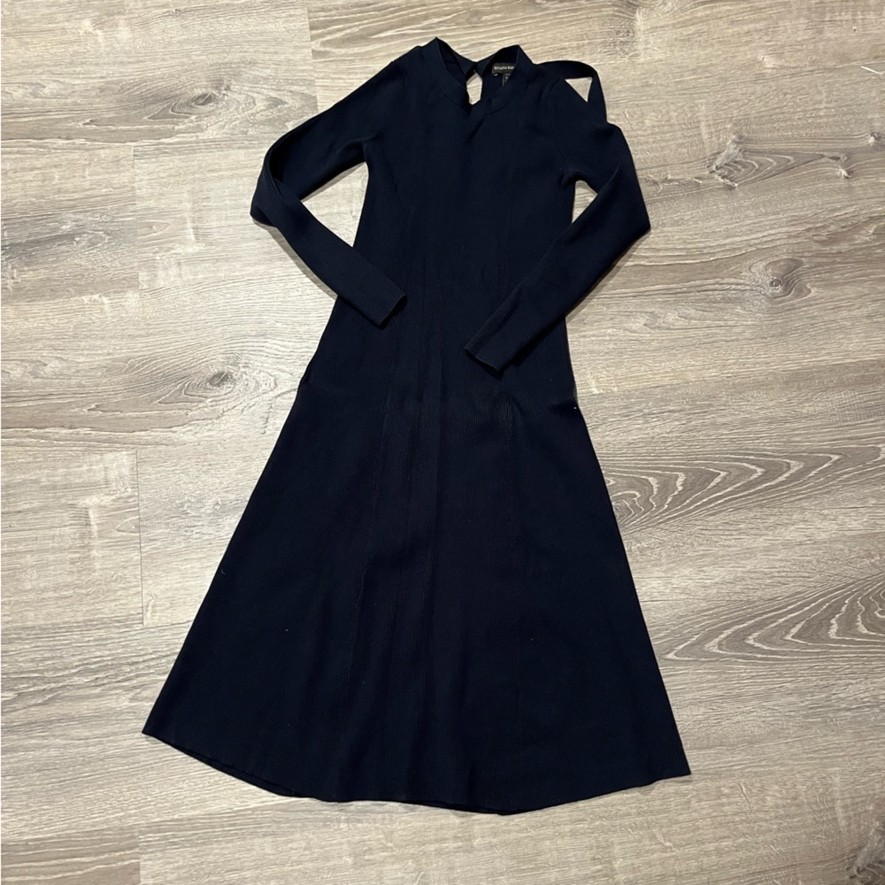 J crew navy knit dress